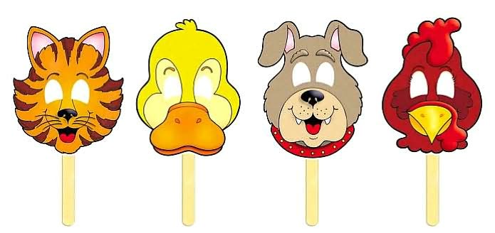 Little Red Hen Fairy Tale Masks with Easy-to-Read Play!