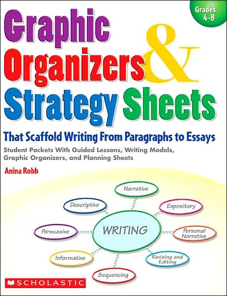 Graphic Organizers & Strategy Sheets That Scaffold Writing From Paragraphs to Essays: Student Packets With Guided Lessons, Writing Models, Graphic Organizers, and Planning Sheets
