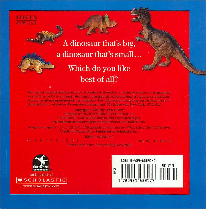 Dinosaurs: Picture Puzzles to Search and Solve (Can You See What I See? Series)