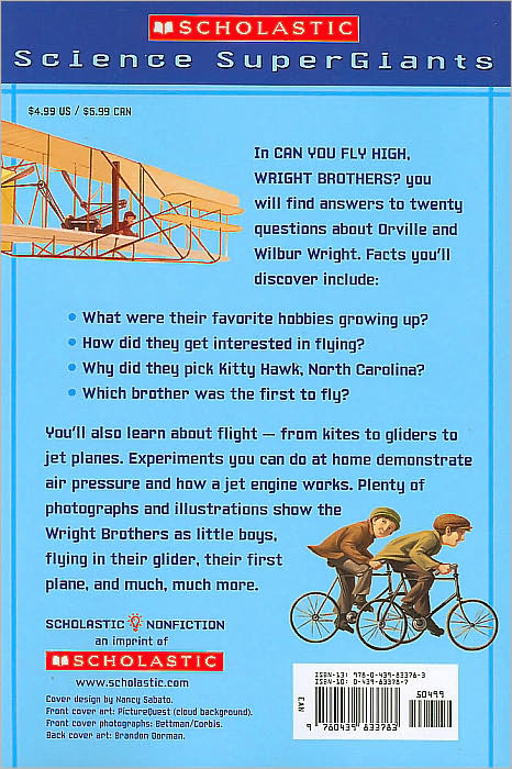 Can You Fly High, Wright Brothers? (Scholastic Science Super Giants Series)