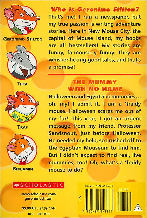 The Mummy with No Name (Geronimo Stilton Series #26)