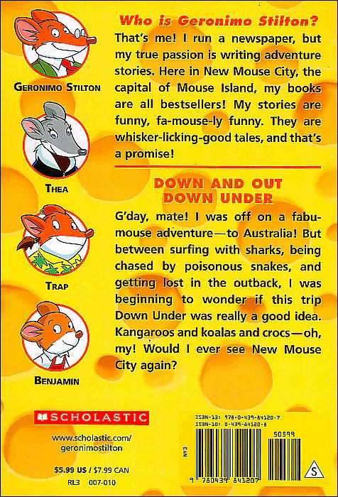 Down and Out Down Under (Geronimo Stilton Series #29)
