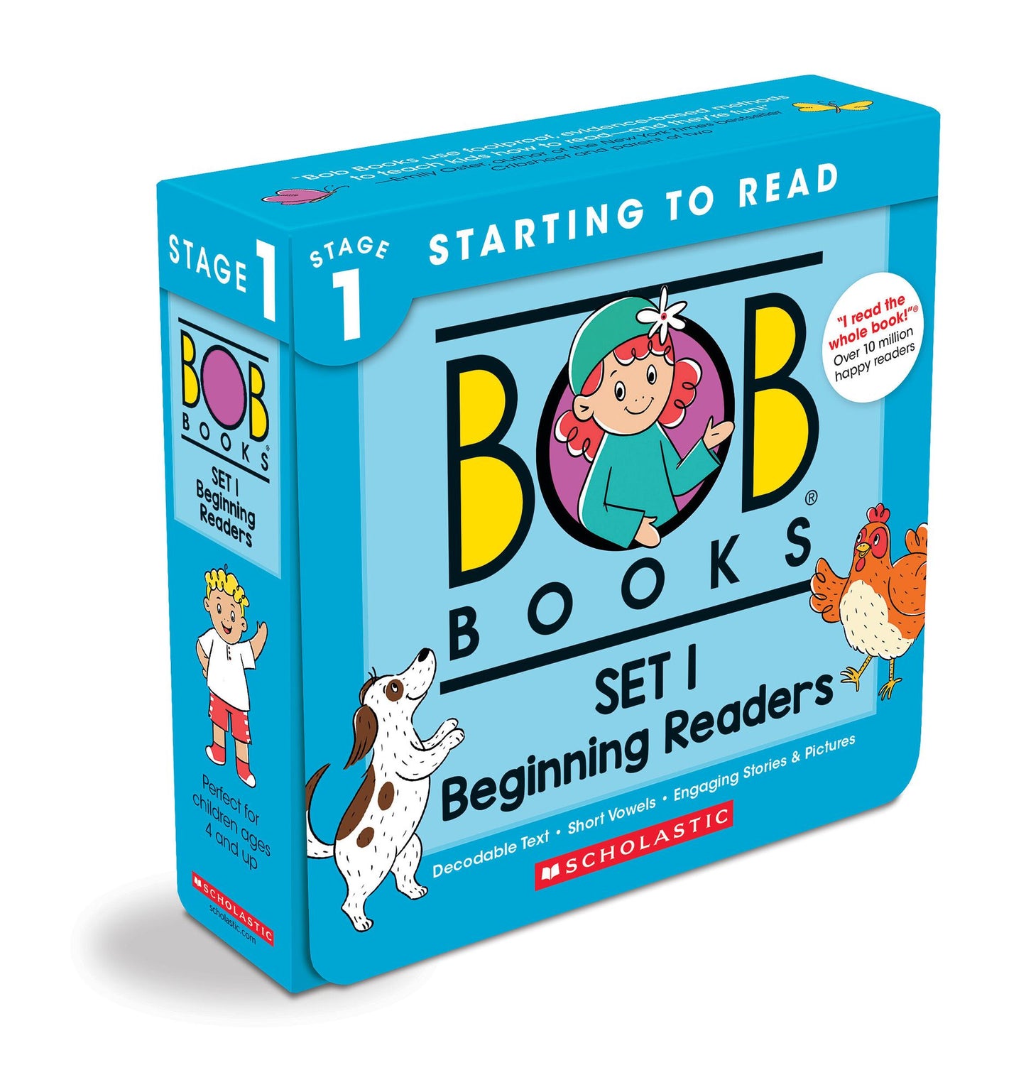 Bob Books - Set 1: Beginning Readers Box Set Phonics, Ages 4 and up, Kindergarten (Stage 1: Starting to Read)