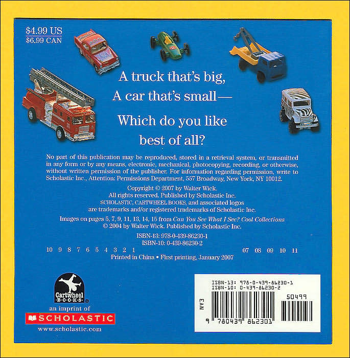 Trucks and Cars: Picture Puzzles to Search and Solve (Can You See What I See? Series)