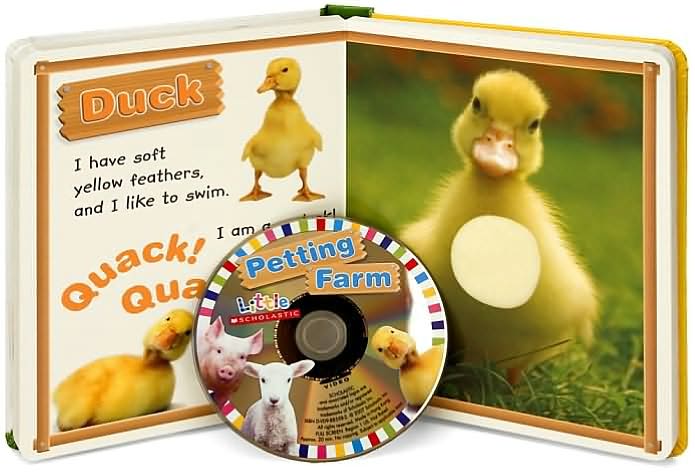 Petting Farm: Board Book and DVD Set (Little Scholastic Series)