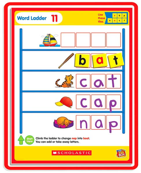 Little Red Tool Box: Magnetic Mats: Word Ladders
