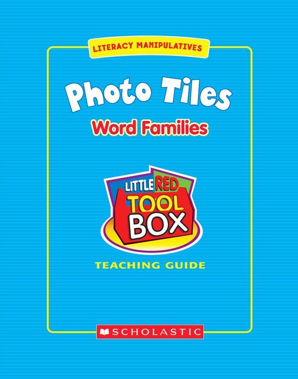Little Red Tool Box: Photo Tiles: Word Families
