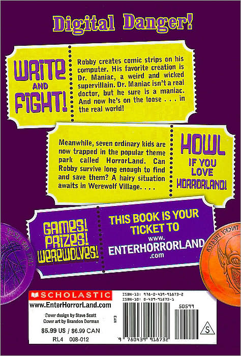Dr. Maniac vs. Robby Schwartz (Goosebumps HorrorLand Series #5)