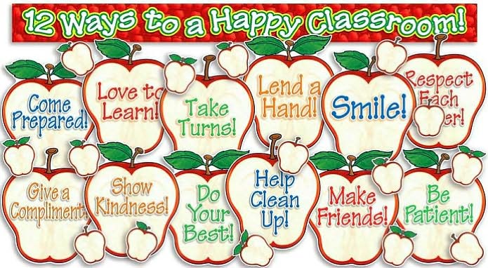 Happy Classroom Apples! Bulletin Board