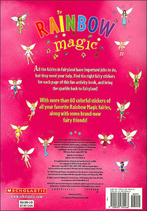 Rainbow Magic: Fairy Friends Sticker Book (Rainbow Magic Series)