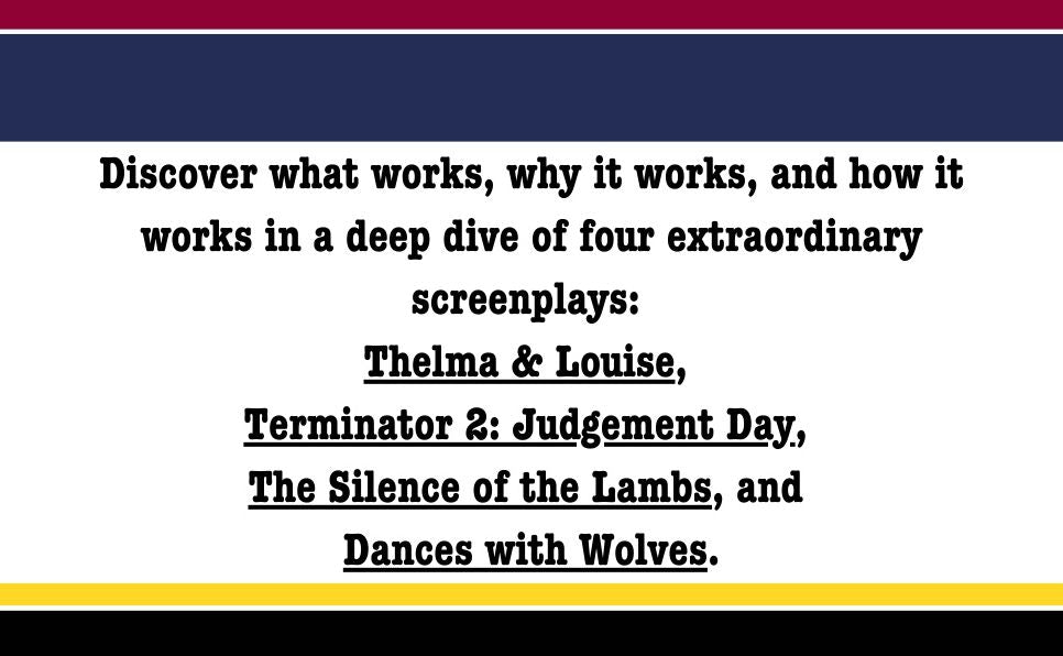 Four Screenplays: Studies in the American Screenplay