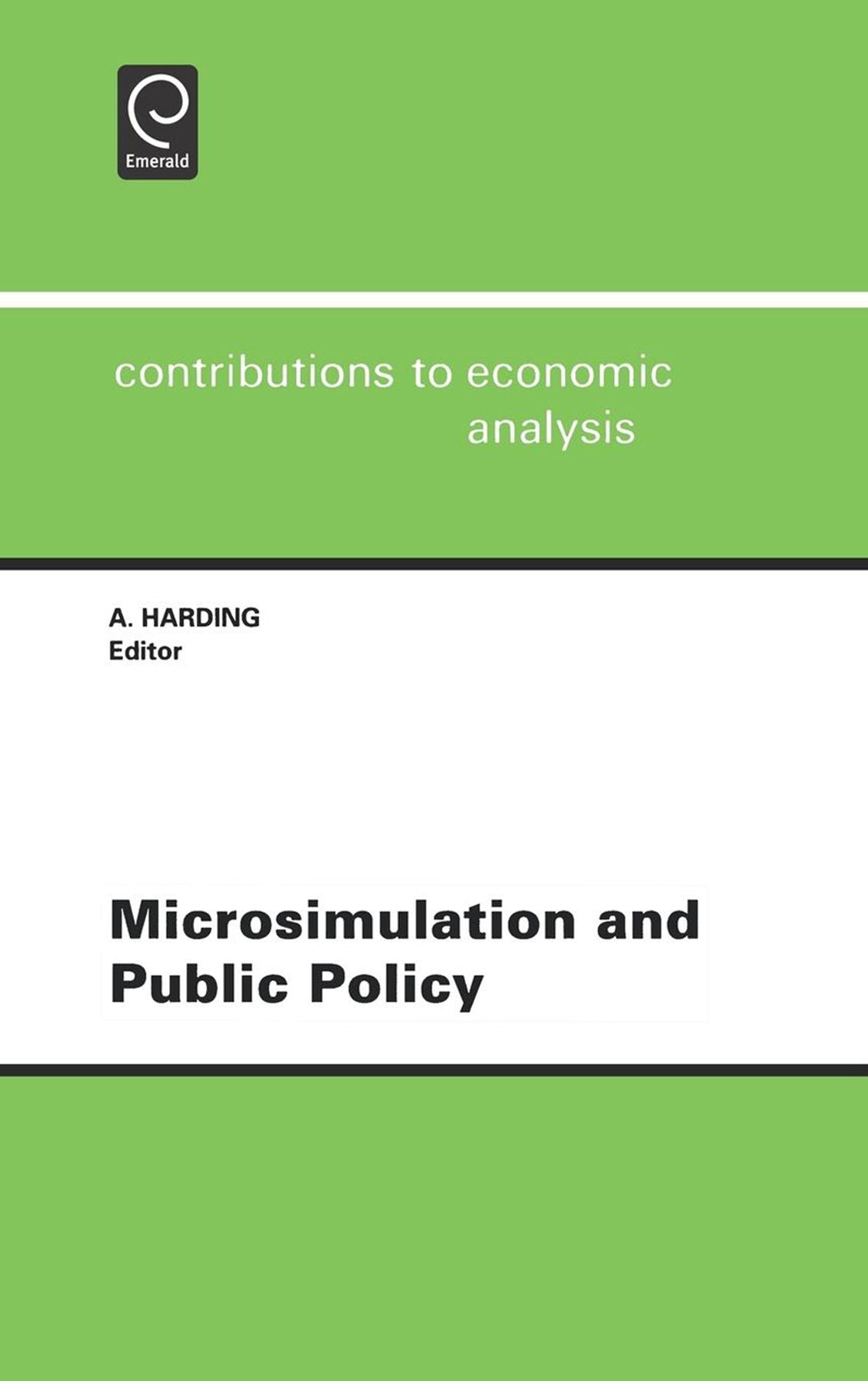 Microsimulation And Public Policy