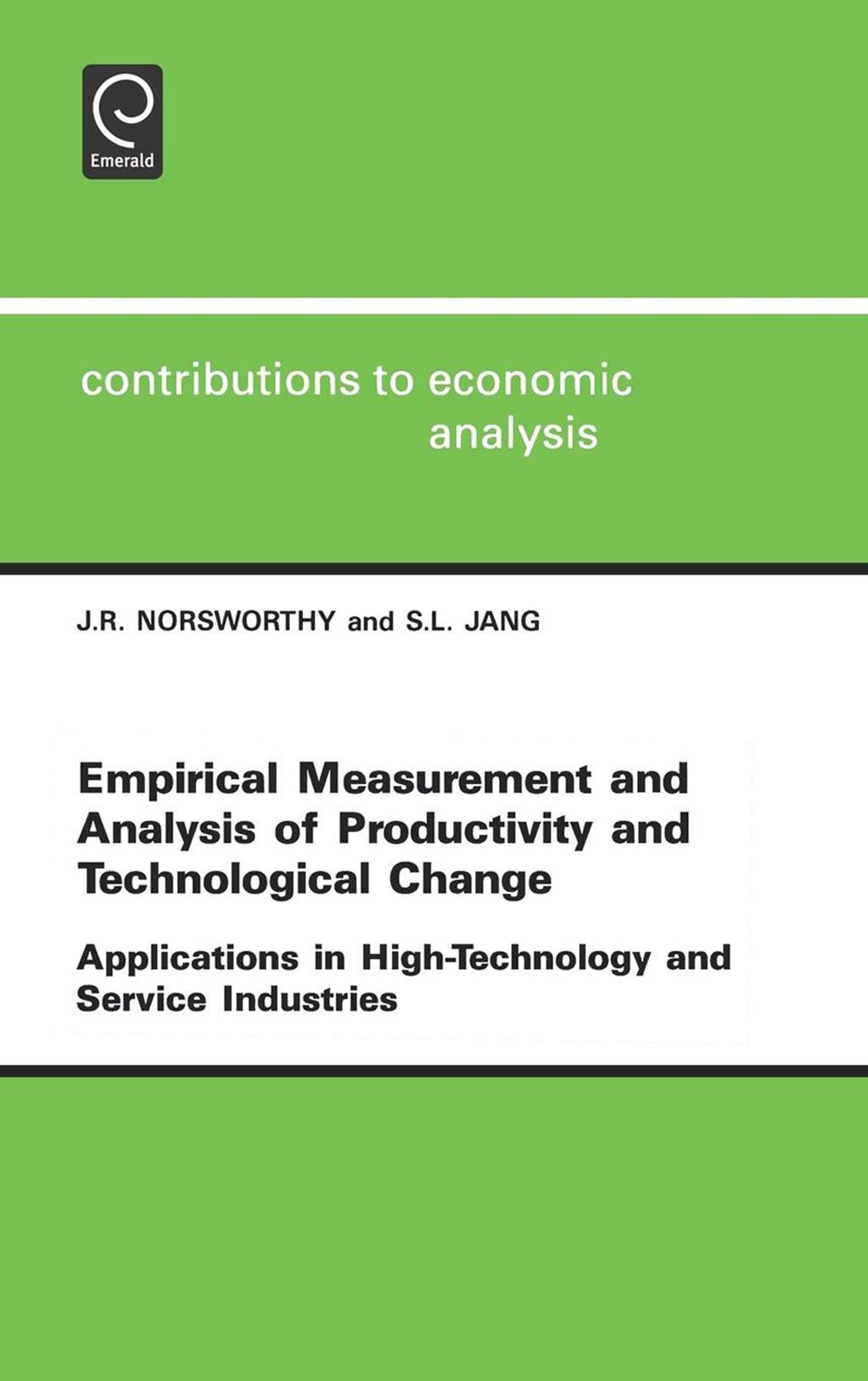 Empirical Measurement And Analysis Of Productivity And Technological Change