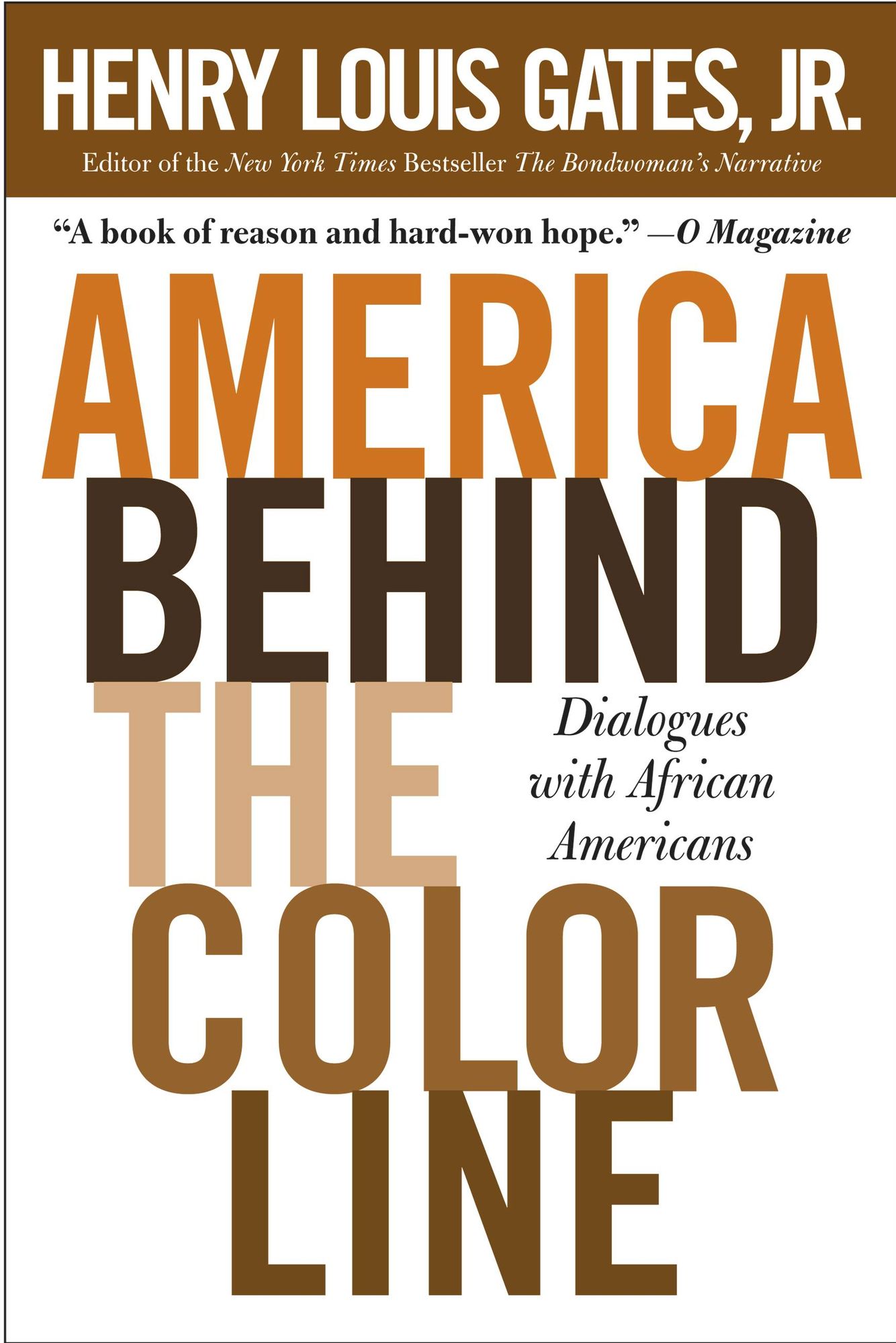 America Behind The Color Line: Dialogues with African Americans