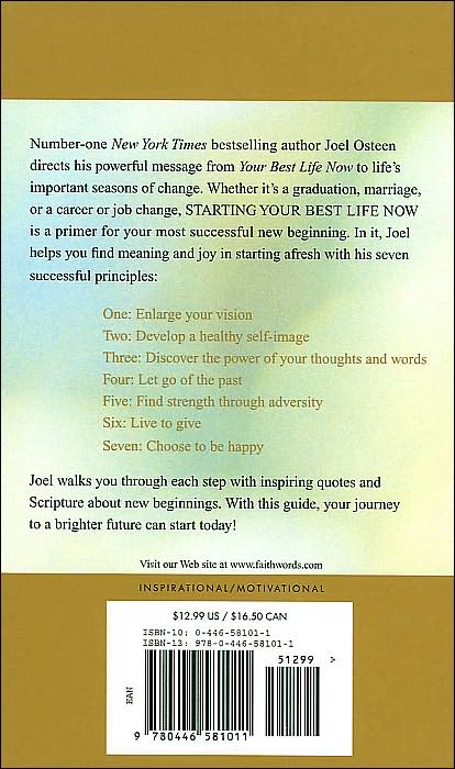 Starting Your Best Life Now: A Guide for New Adventures and Stages on Your Journey