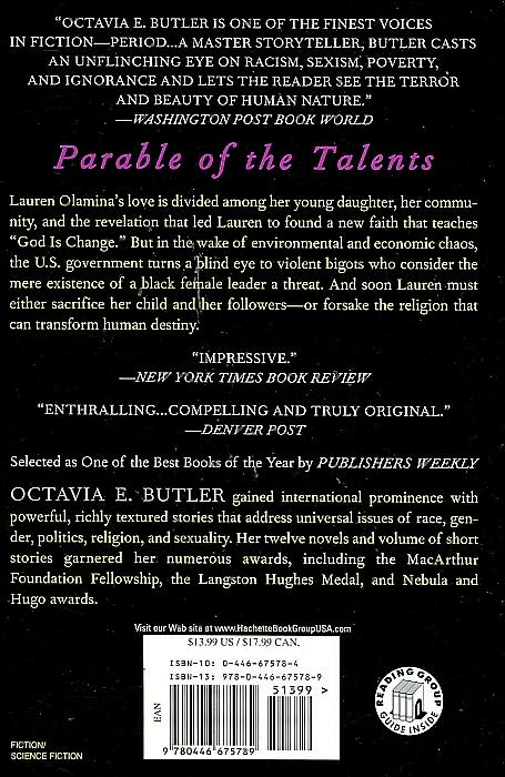 Parable of the Talents