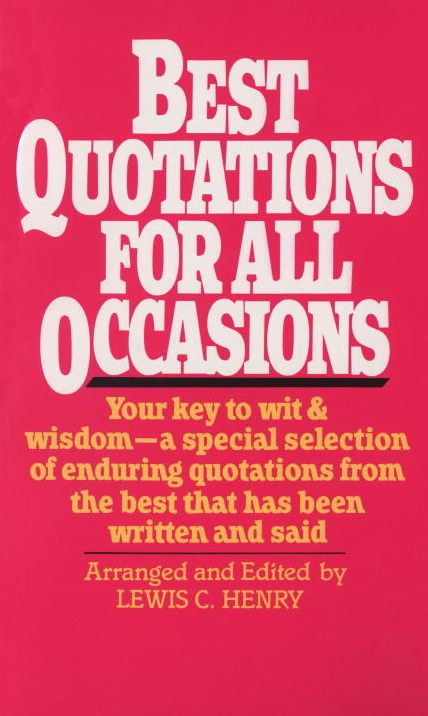 Best Quotations for All Occassions