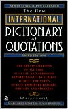 New International Dictionary of Quotations, 3rd Edition