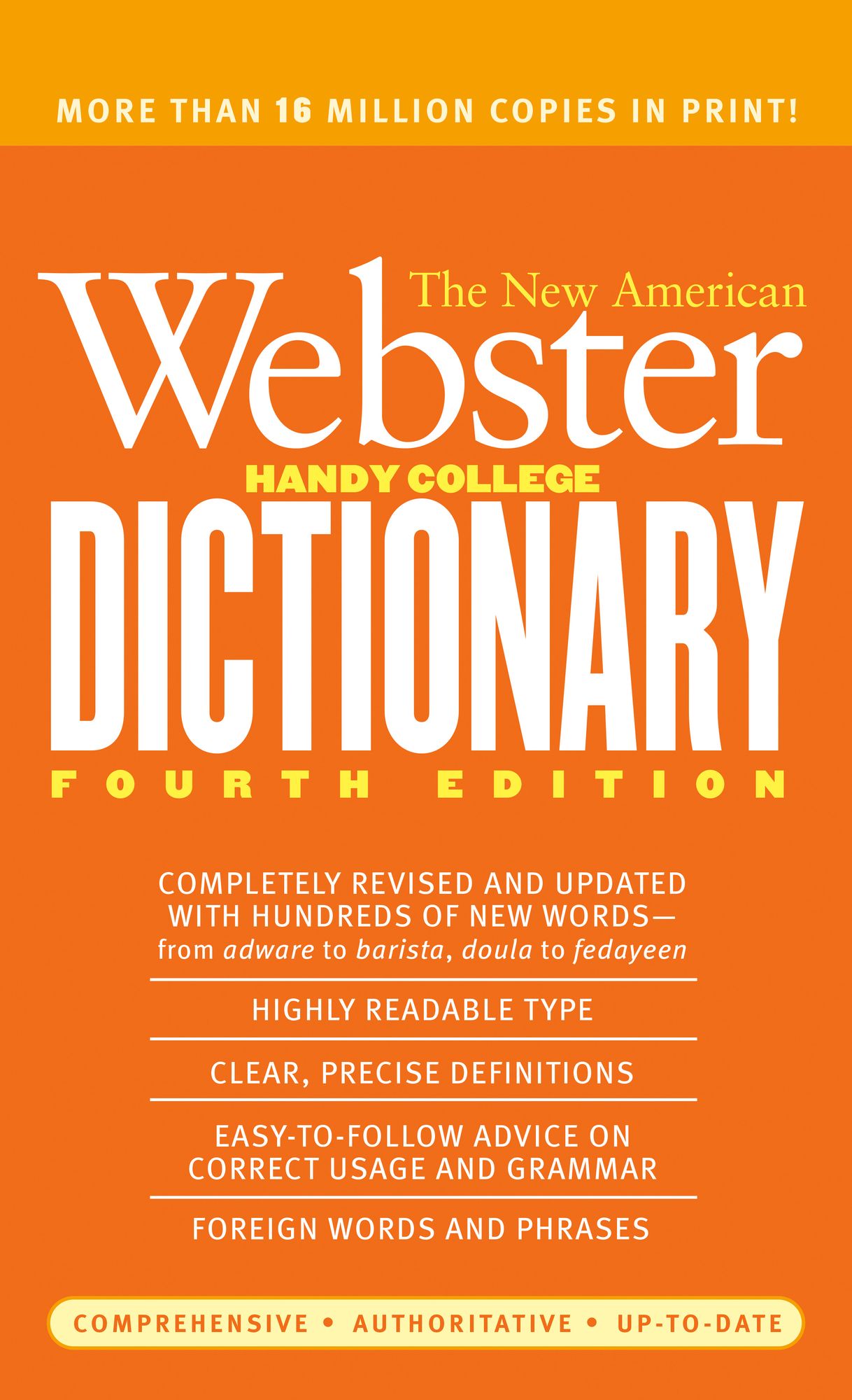 New American Webster Handy College Dictionary, 4th Edition (NewlyRevised)