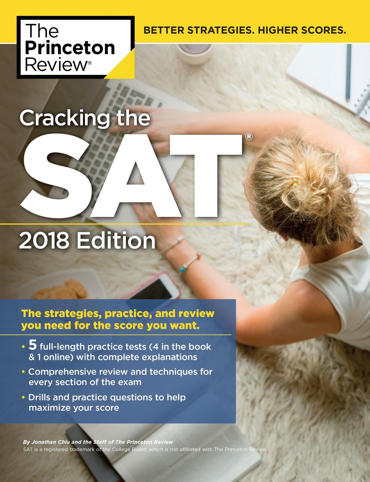 Cracking the SAT with 5 Practice Tests, 2018 Edition: The Strategies, Practice, and Review You Need for the Score You Want