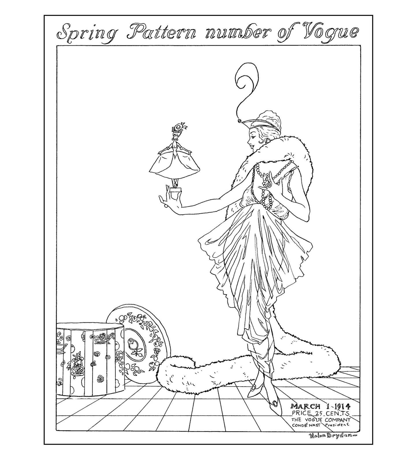 Vogue Colors A to Z: A Fashion Coloring Book