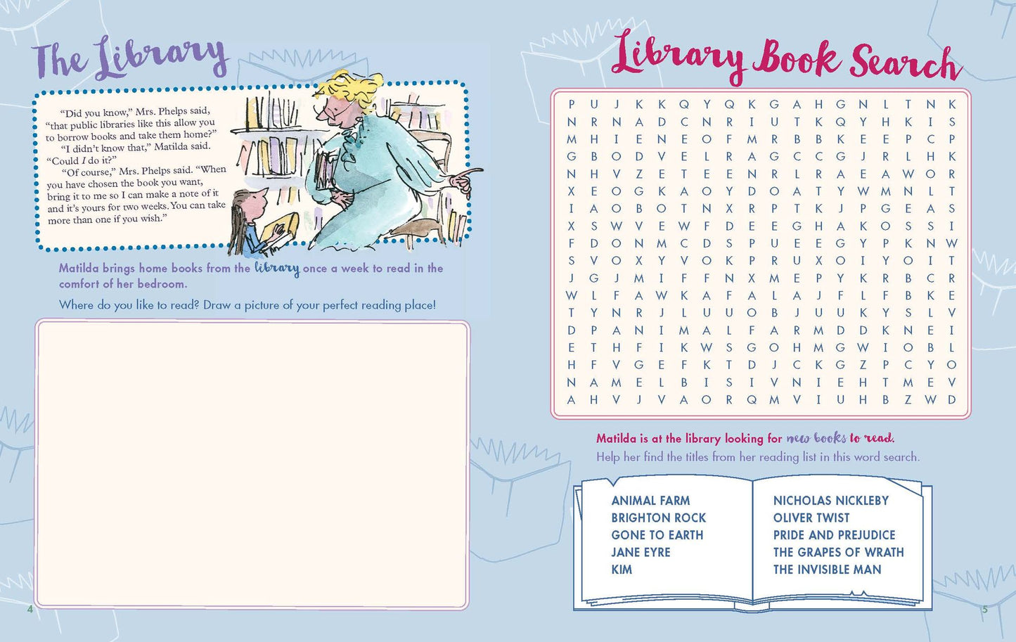The Marvelous Matilda Sticker and Activity Book