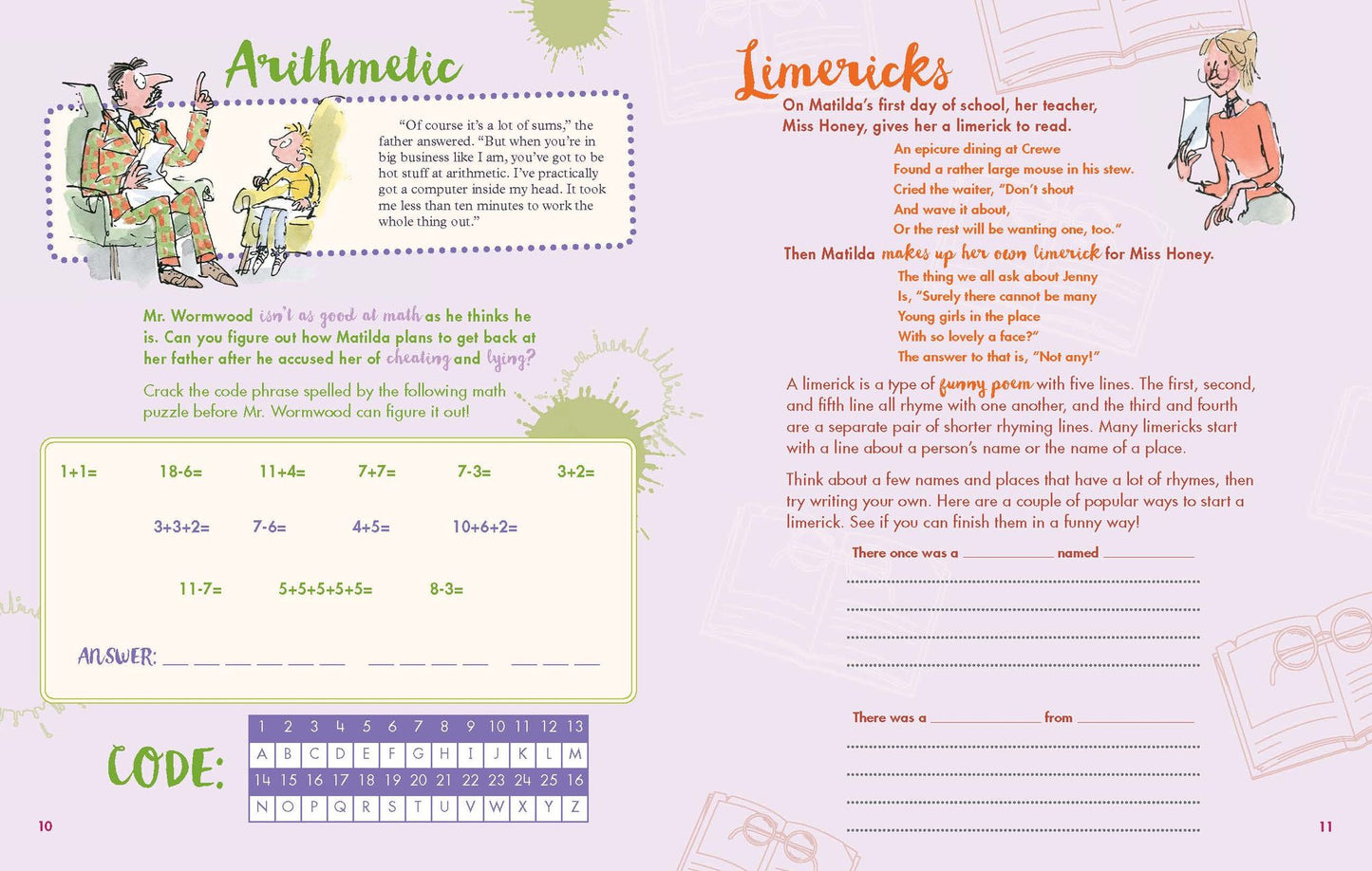 The Marvelous Matilda Sticker and Activity Book