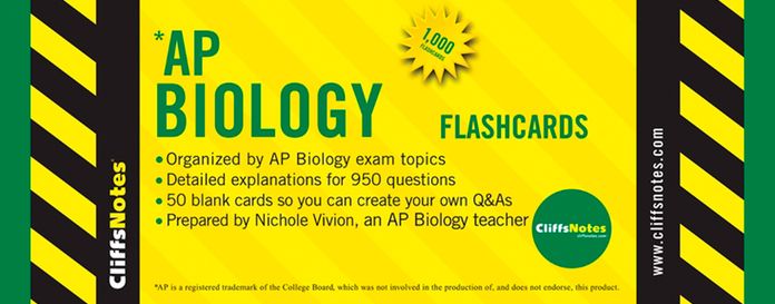 CliffsNotes: AP Biology Flashcards