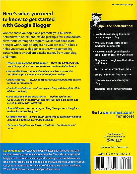 Google Blogger For Dummies