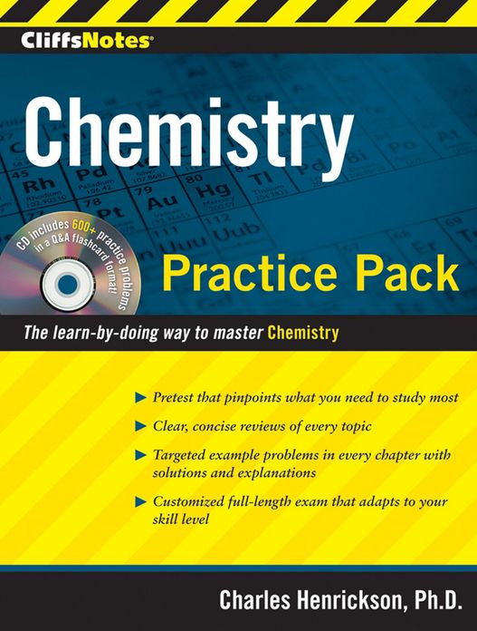 CliffsNotes Chemistry Practice Pack