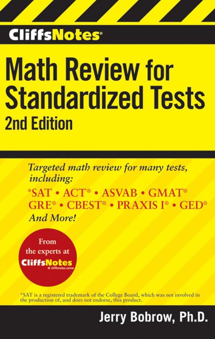 CliffsNotes Math Review for Standardized Tests
