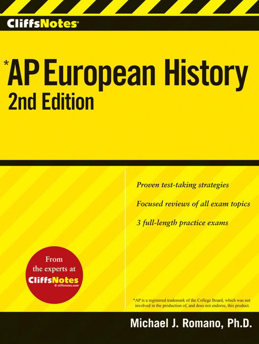 CliffsNotes AP European History, 2nd Edition
