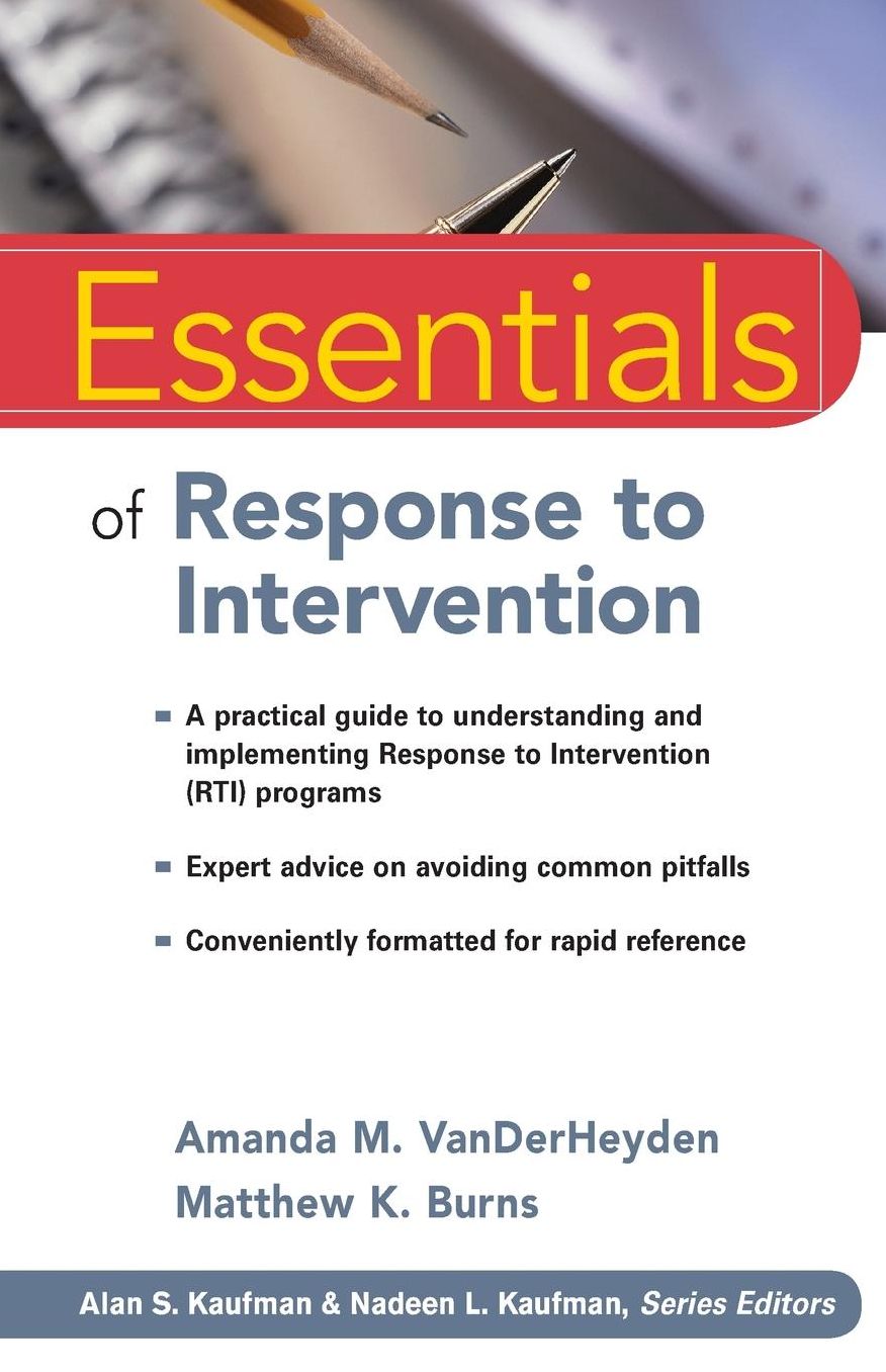 Essentials of Response to Intervention