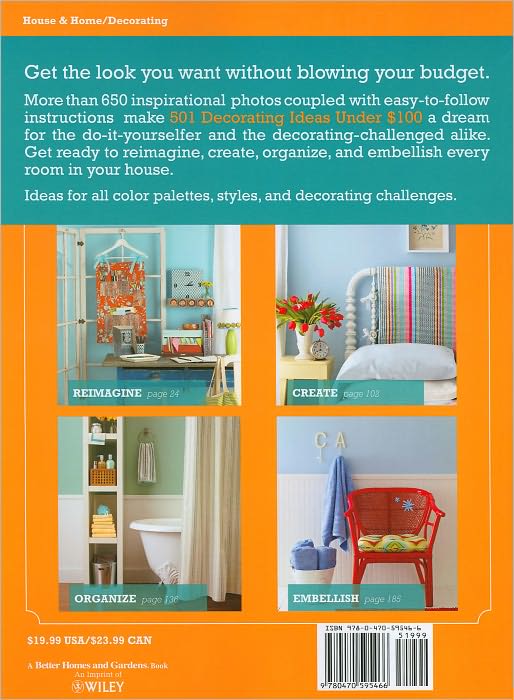 501 Decorating Ideas Under $100