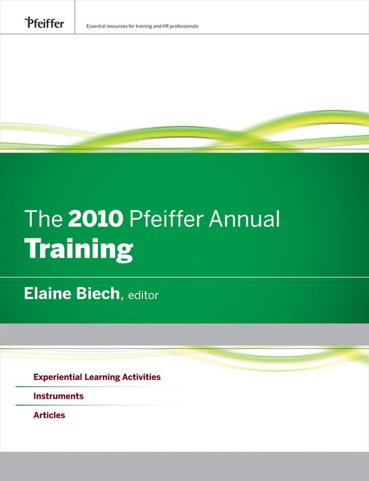 The 2010 Pfeiffer Annual: Training