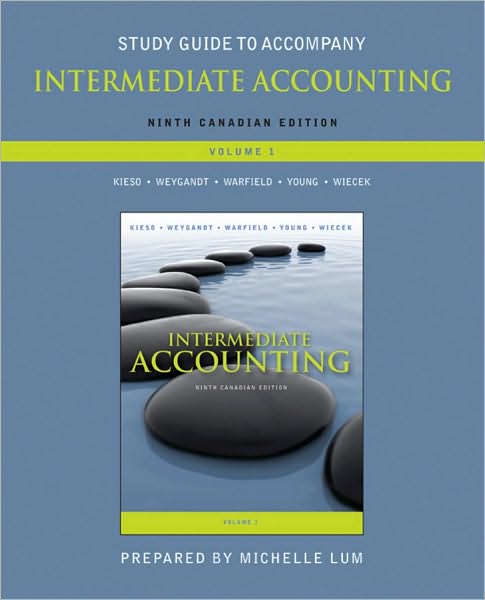 Intermediate Accounting, Volume 1-Study Guide (Canadian)