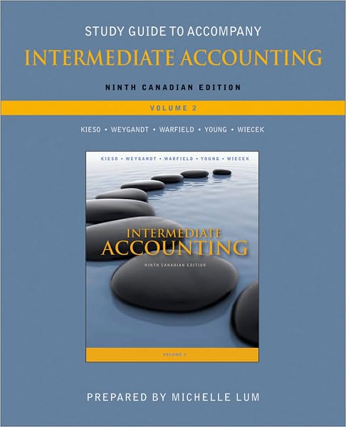 Intermediate Accounting, Volume 2 - Study Guide (Canadian Edition)