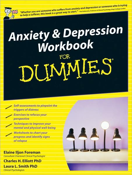 Anxiety & Depression Workbook for Dummies : Uk Edition