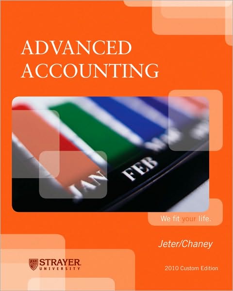 Advanced Accounting >CUSTOM<