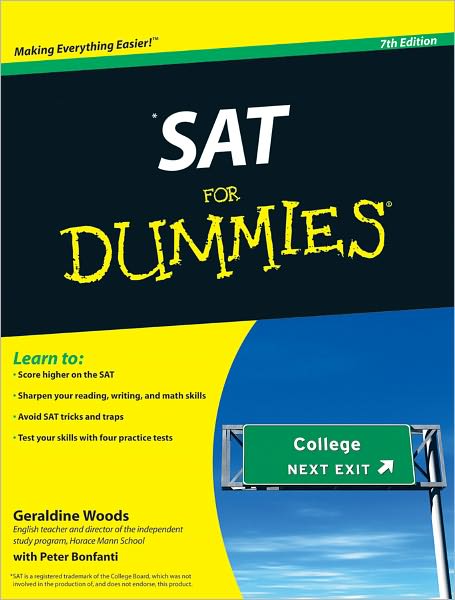 SAT For Dummies