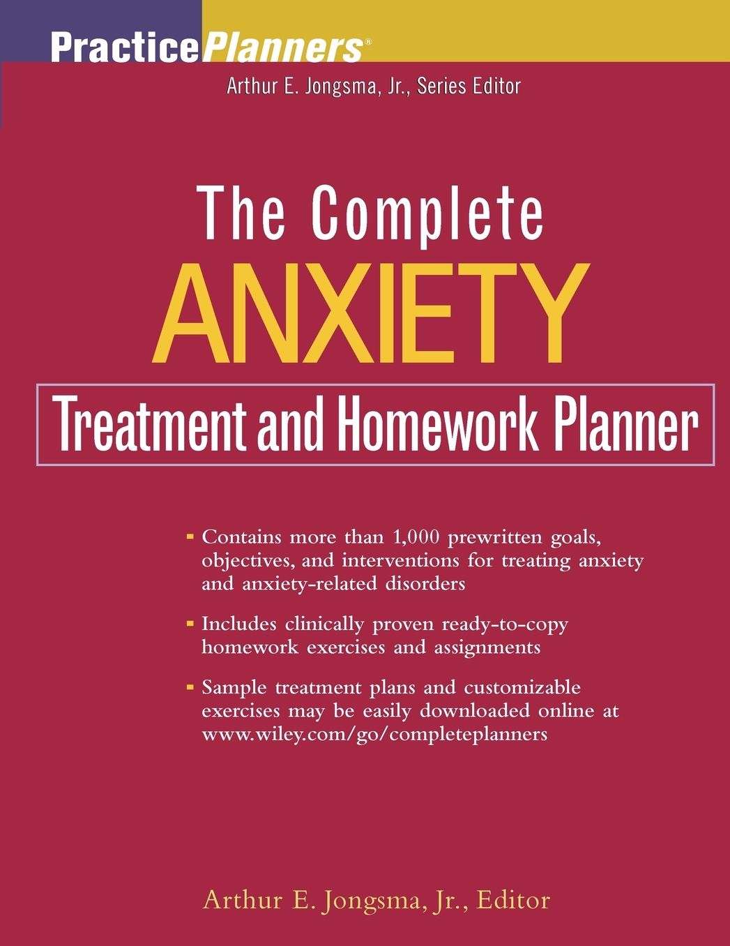 Complete Anxiety Treatment and Homework Planner