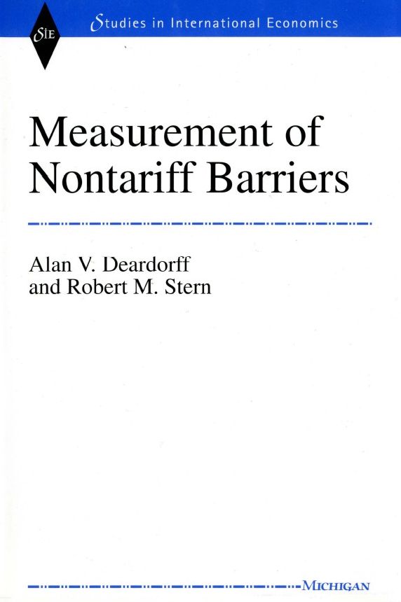 Measurement of Nontariff Barriers