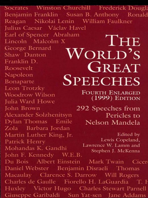 The World's Great Speeches: Fourth Enlarged (1999) Edition