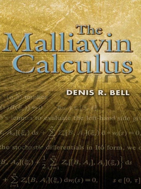 The Malliavin Calculus
