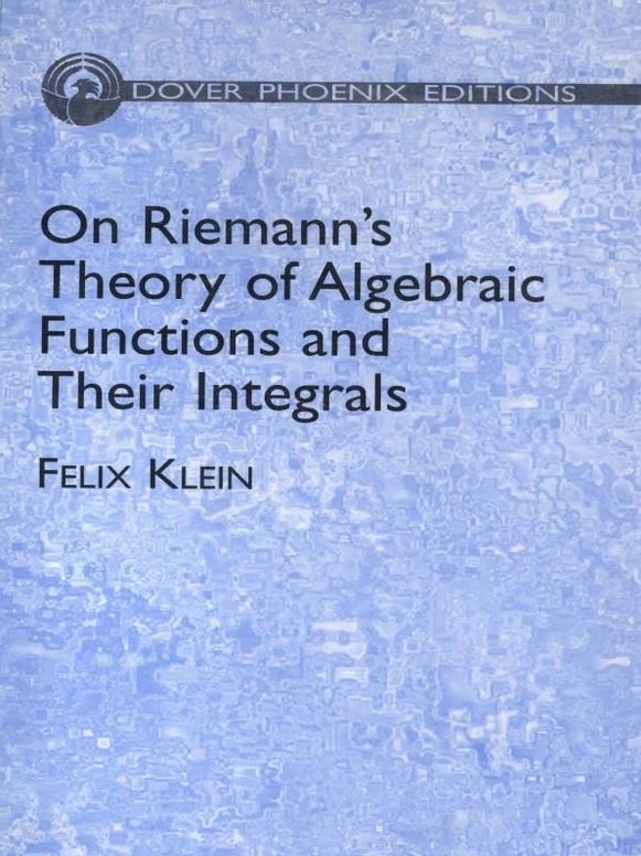 On Riemann's Theory of Algebraic Functions and Their Integrals: A Supplement to the Usual Treatises