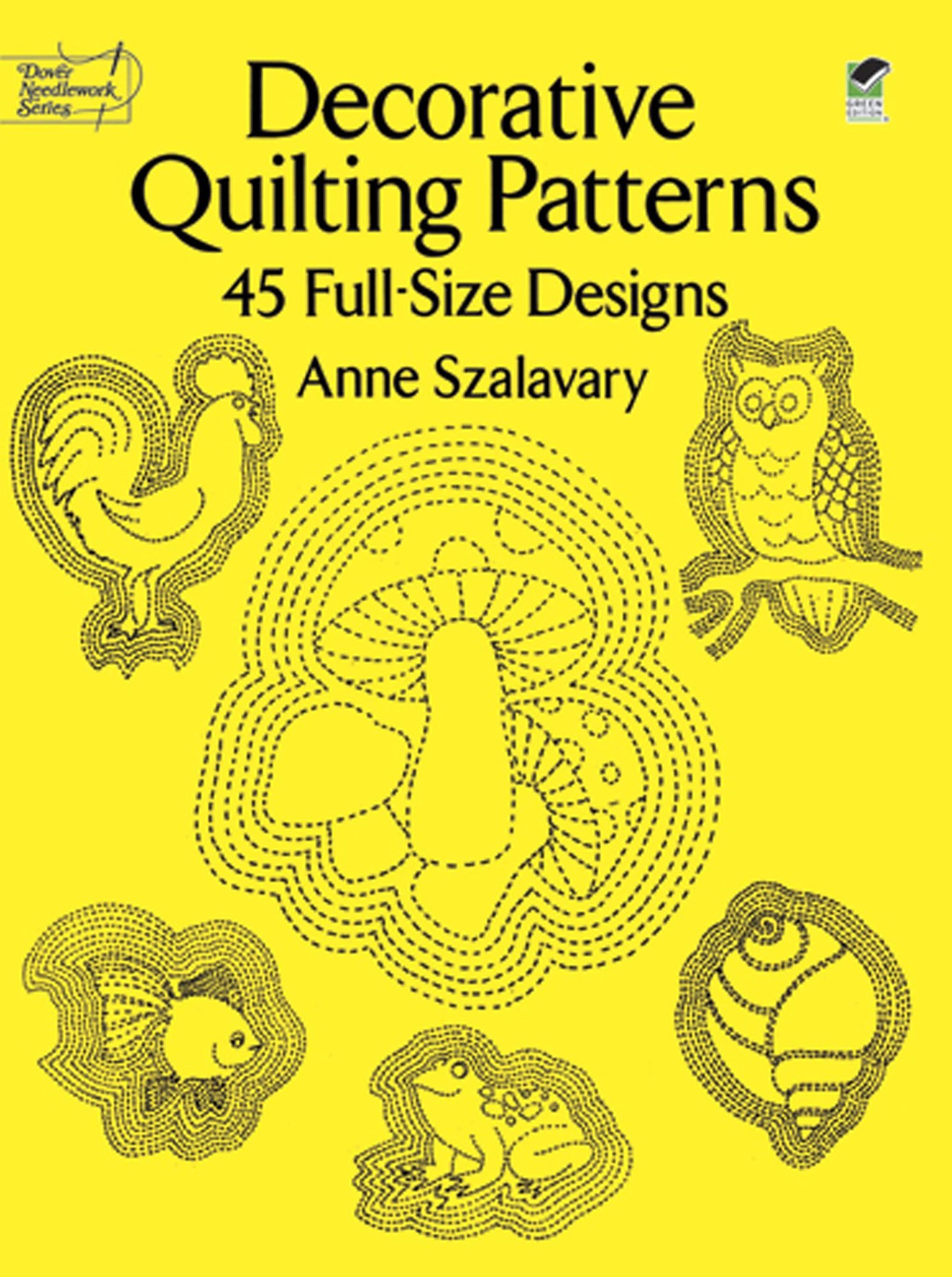Decorative Quilting Patterns: 45 Full-Size Designs