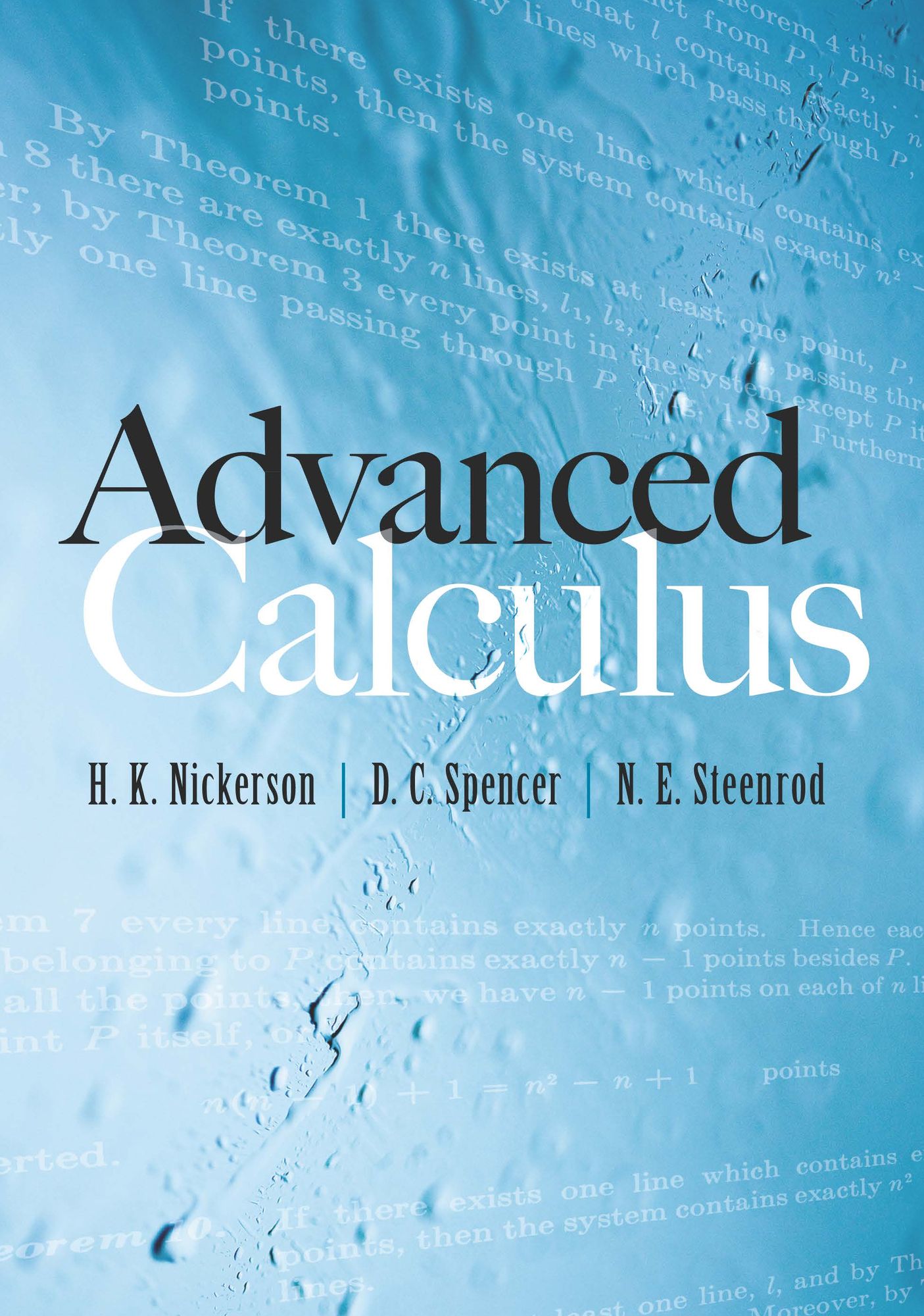 Advanced Calculus