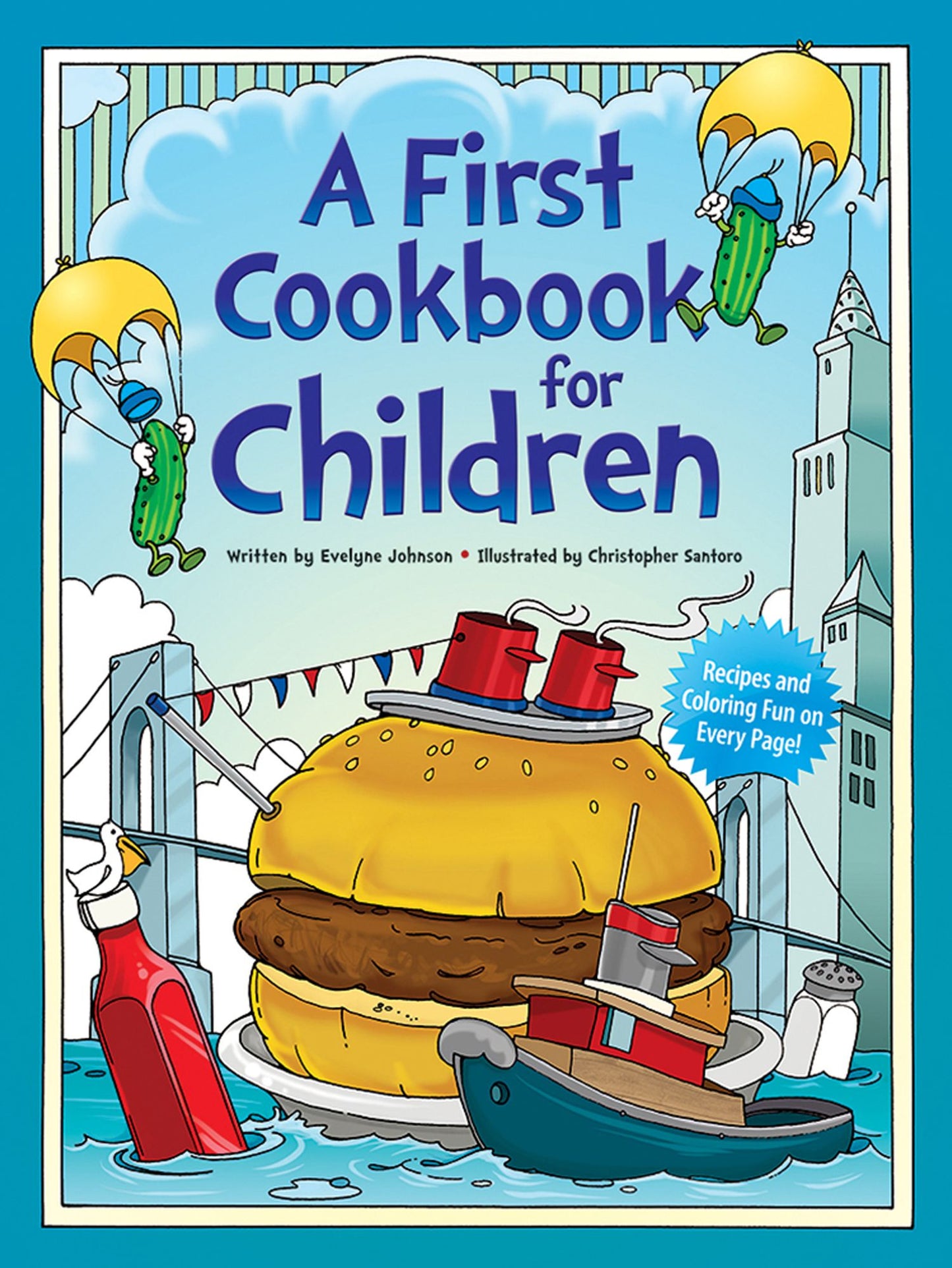 A First Cookbook for Children: With Illustrations to Color