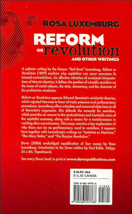 Reform or Revolution and Other Writings