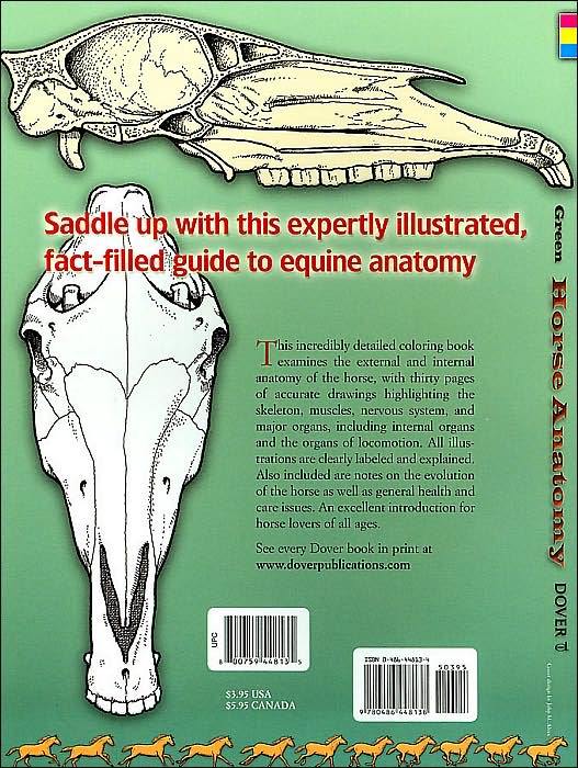 Horse Anatomy: Coloring Book